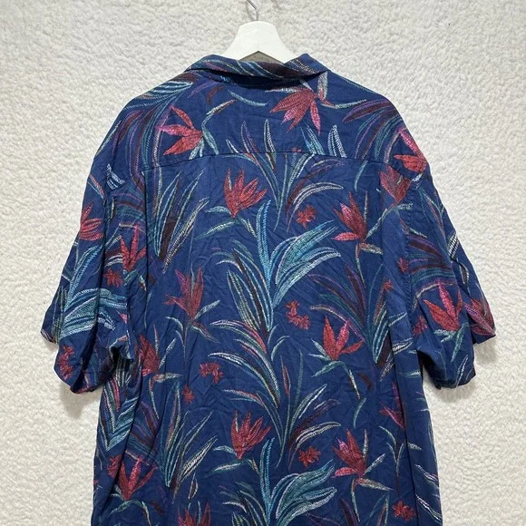 Tommy Bahama Men's Button Down Shirt Size 3XL Manriscala Blooms Floral Print